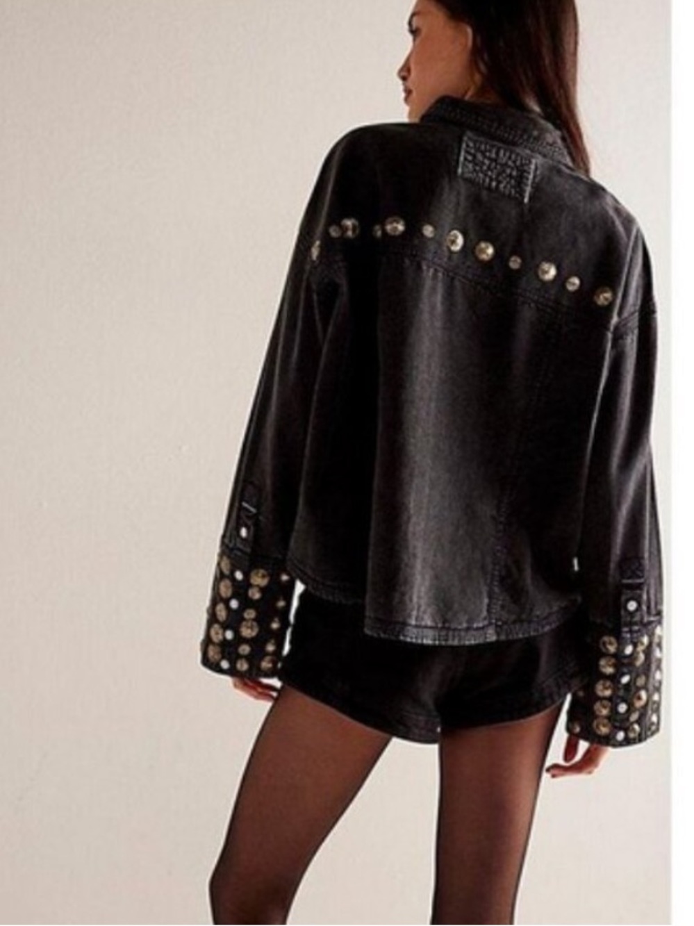 Free People NWOT We The Free People Austin denim top